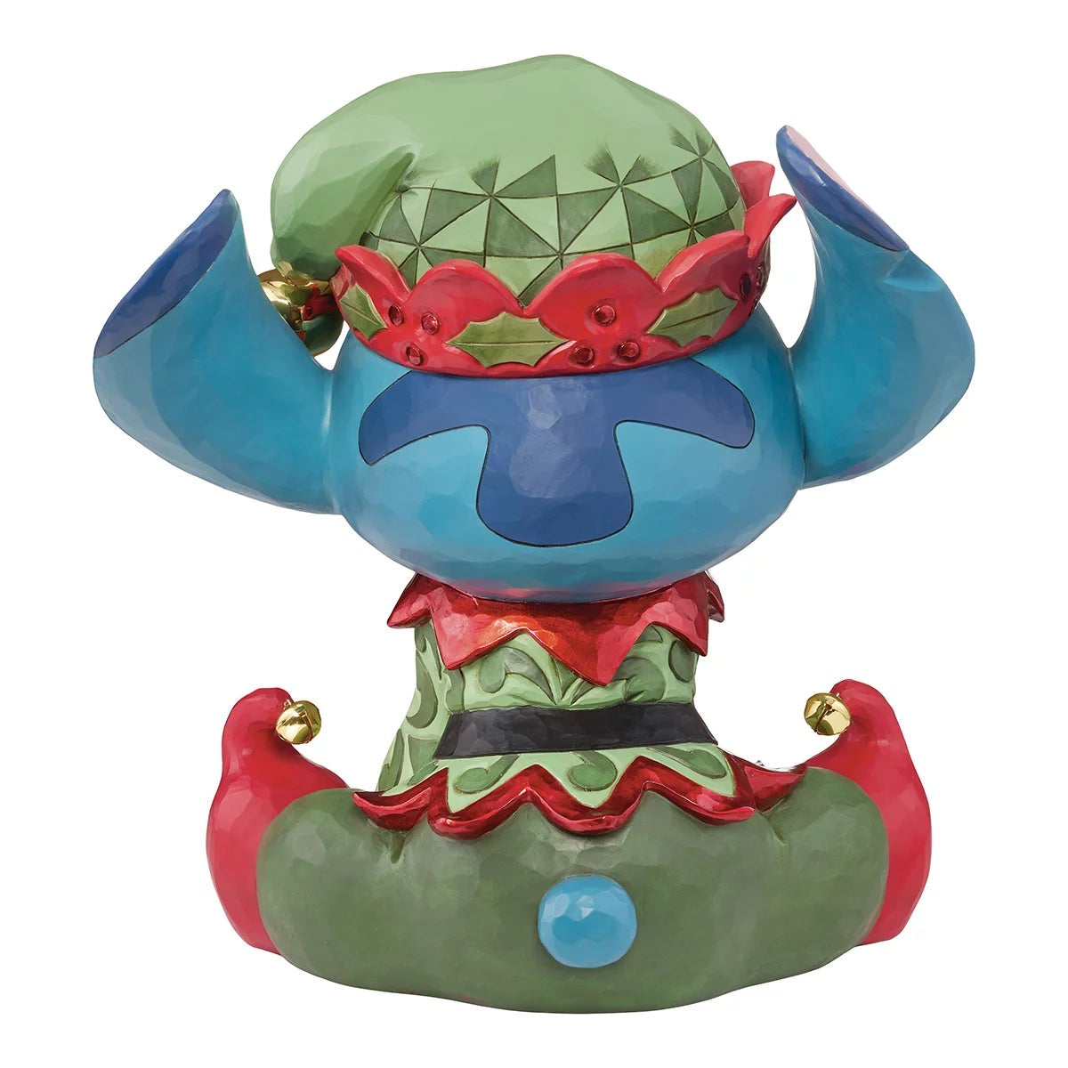 Disney Stitch Christmas Elf Statue Jim Shore Hand Painted Figurine 37.5cm