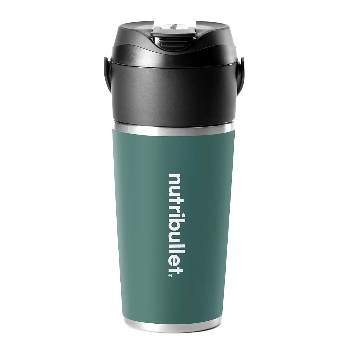 NutriBullet Flip Portable Blender Club Pack 590ml Green Stainless Steel USB-C