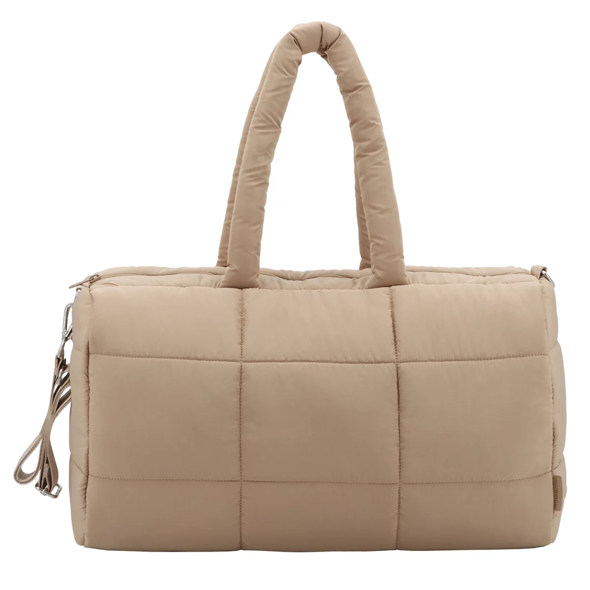 Mytagalongs Cloud Duffle Bag Beige Lightweight Weekender Gym Travel Bag