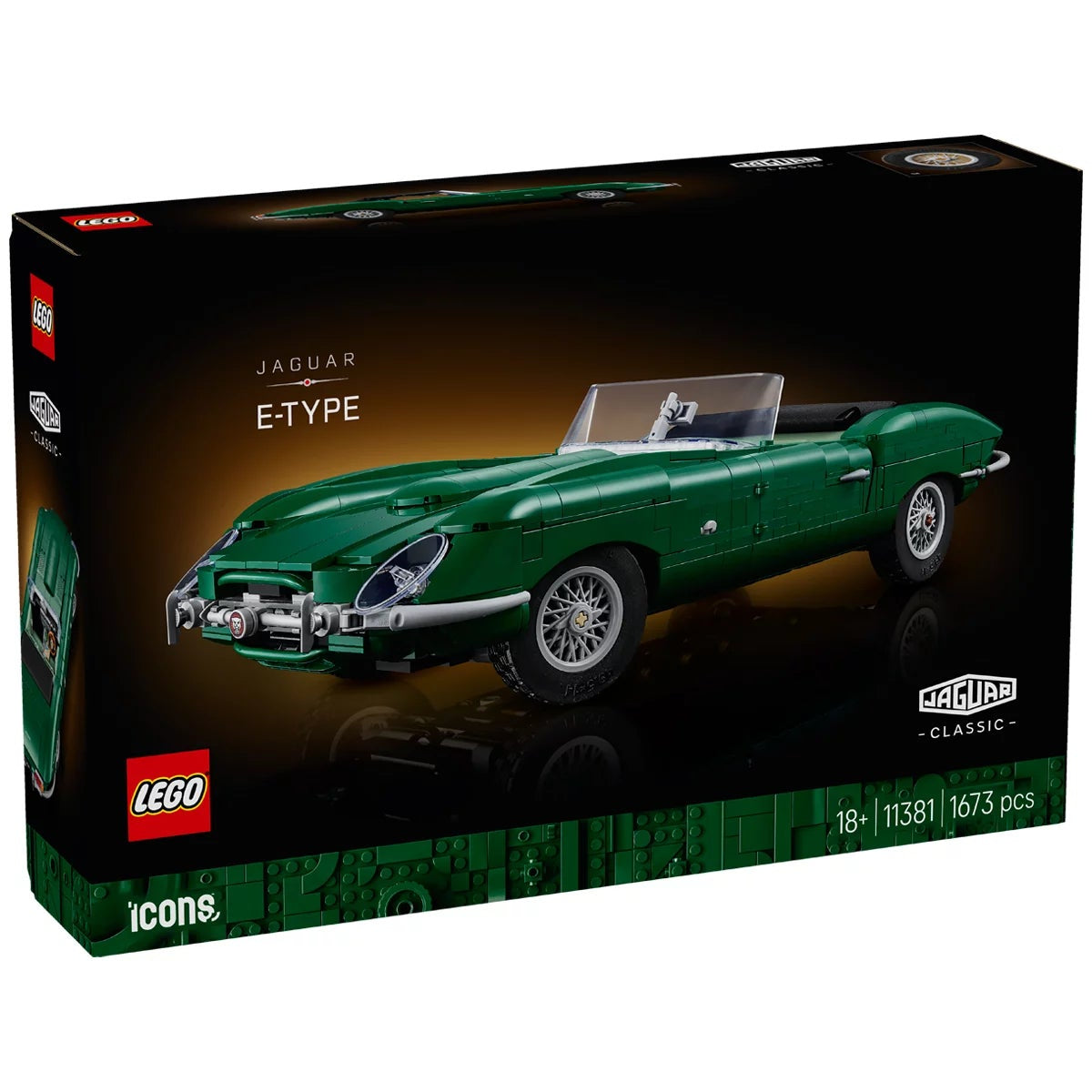 LEGO Icons Jaguar E-Type 11381 1673 Piece Classic Car Model 18+