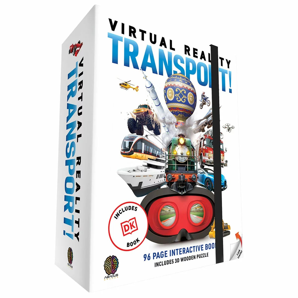 Abacus VR Transport Gift Box DK Book VR Goggles 3D Race Car Puzzle Kids