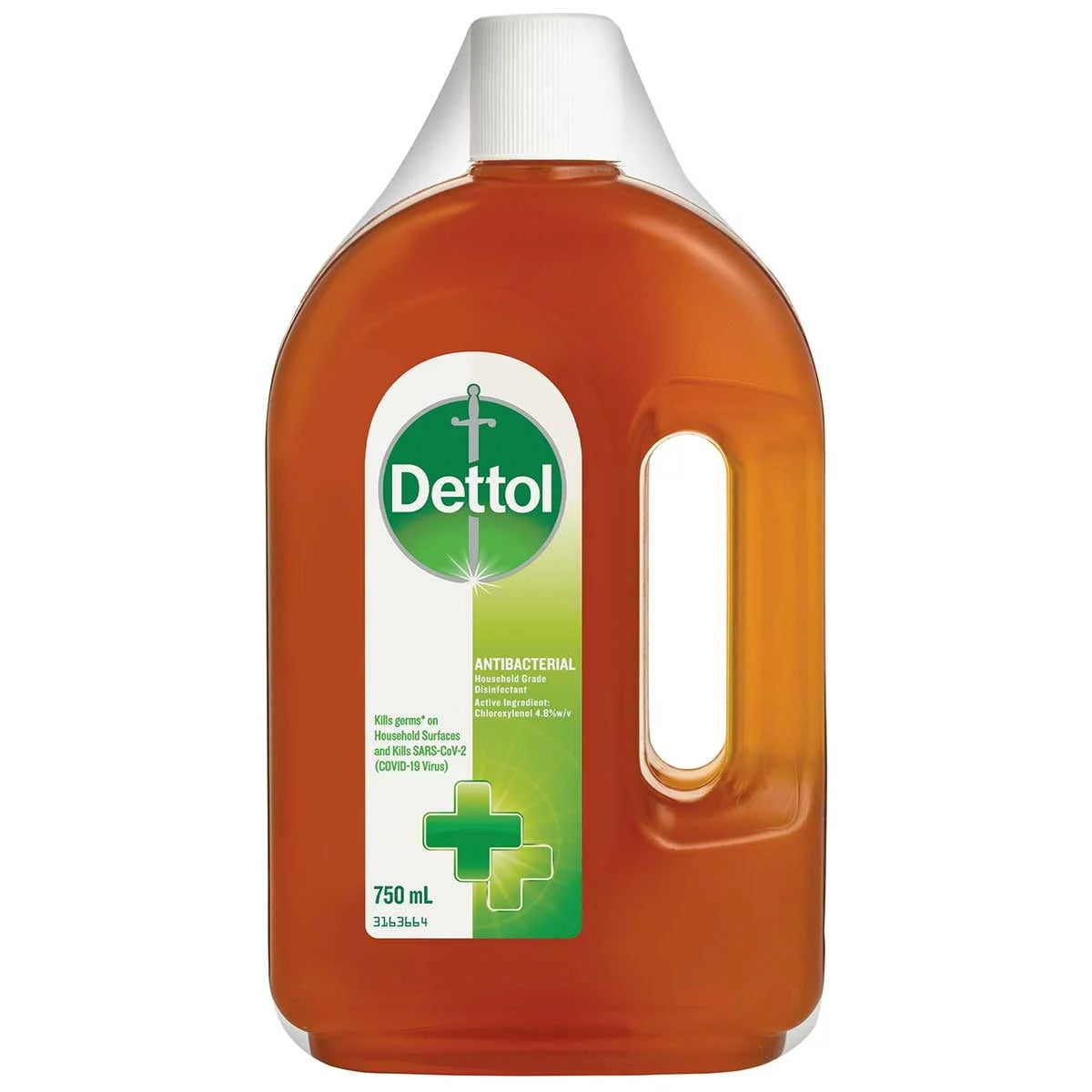 Dettol Household Grade Antibacterial Disinfectant Liquid Bottles 2 × 750mL Pack