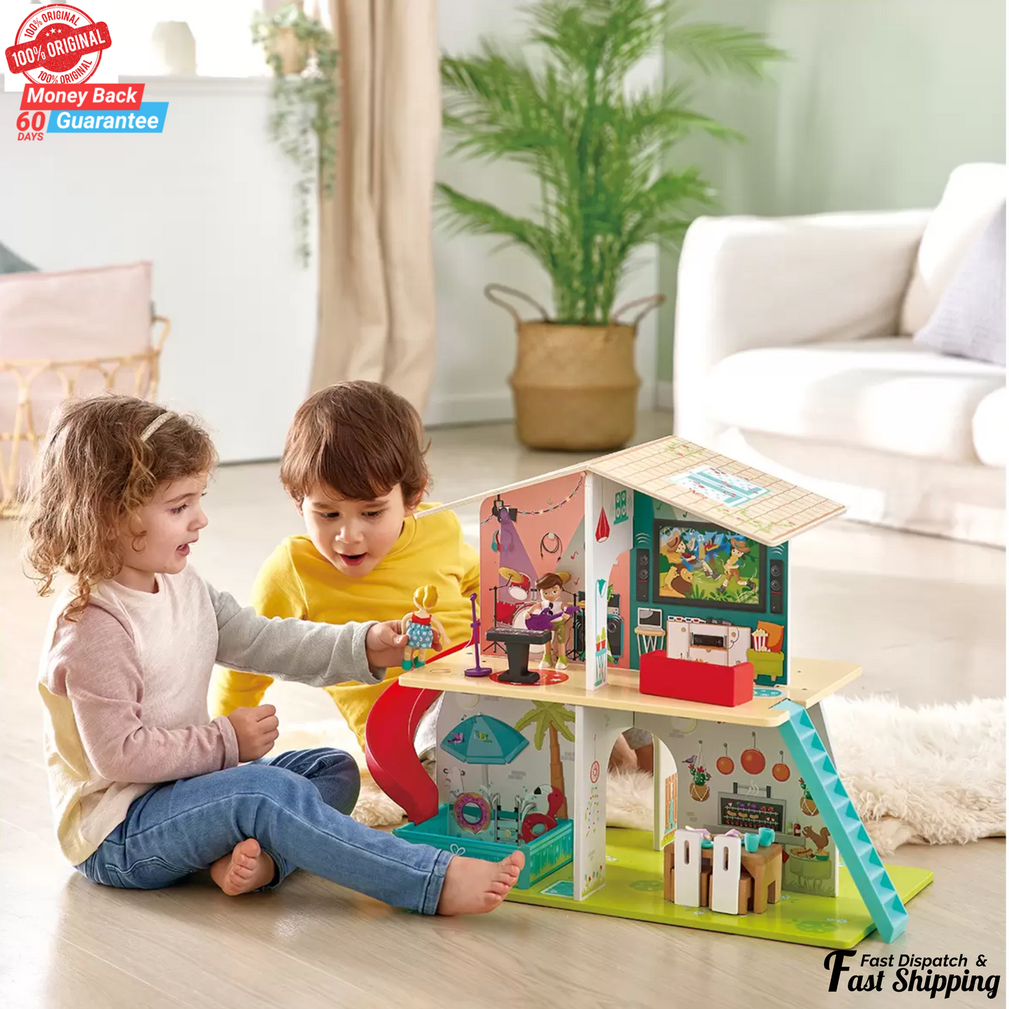 Hape Rock & Slide House Sound Effects