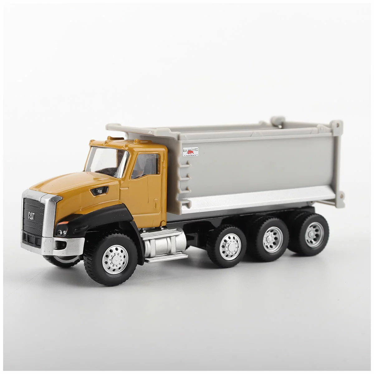 CAT Diecast Trucks 4 Pack Grey 1:64 Scale Construction Vehicle Set Kids Toy