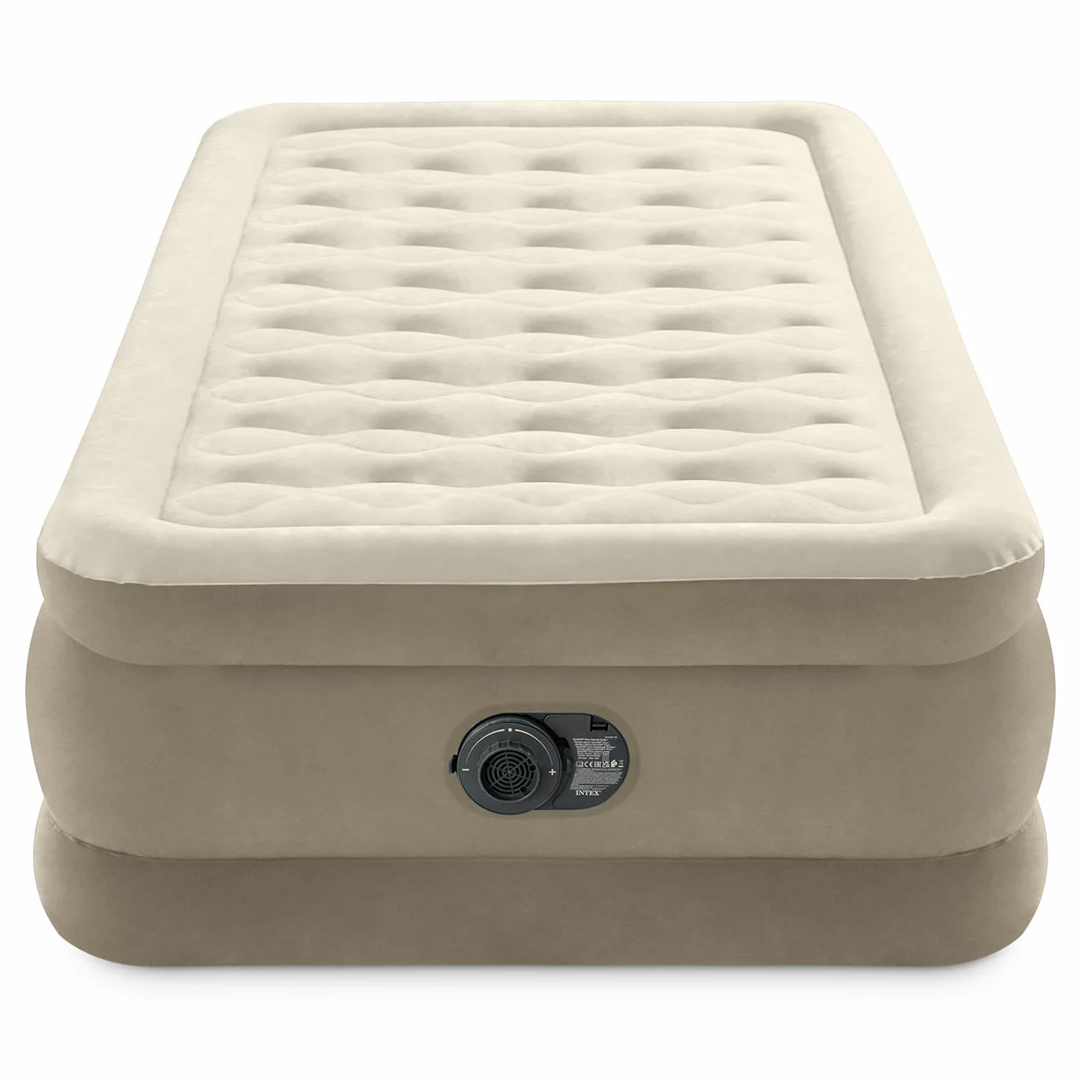 Intex Twin Ultra Plush Airbed With Fiber-Tech Rp 46cm 64426