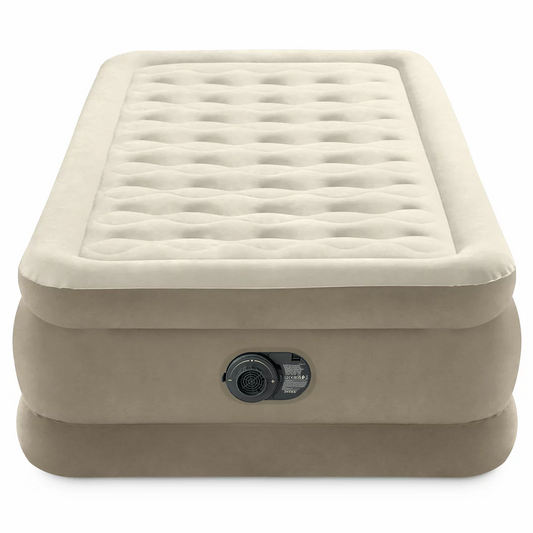 Intex Twin Ultra Plush Airbed With Fiber-Tech Rp 46cm 64426