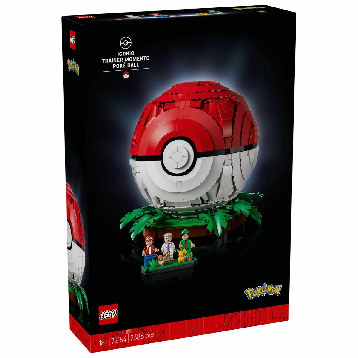 LEGO Pokémon Poké Ball 72154 Building Set 2386 Pieces Adults 18+ Collectible