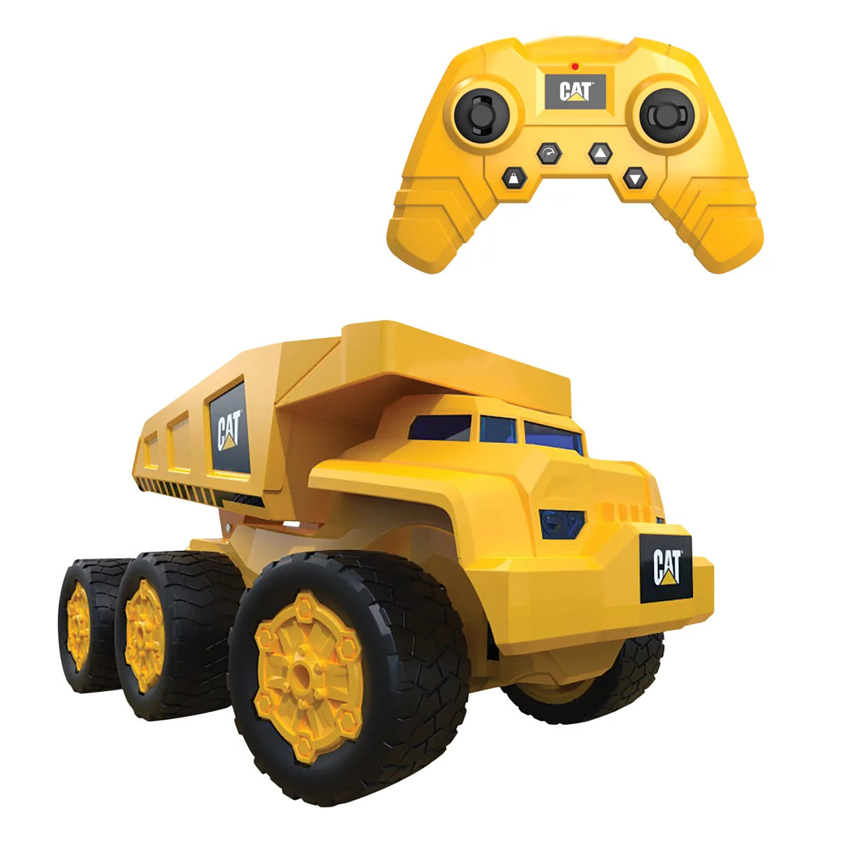 CAT Steel Dump Truck Heavy Duty Construction Toy Vehicle Kids 3+ Yellow