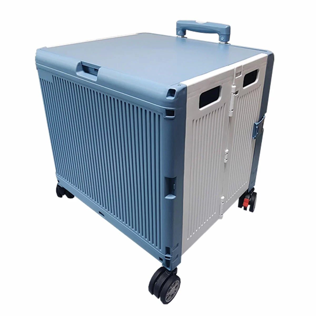 SpaceMade Folding Shopping Cart 50L Portable Wheeled Utility Cart