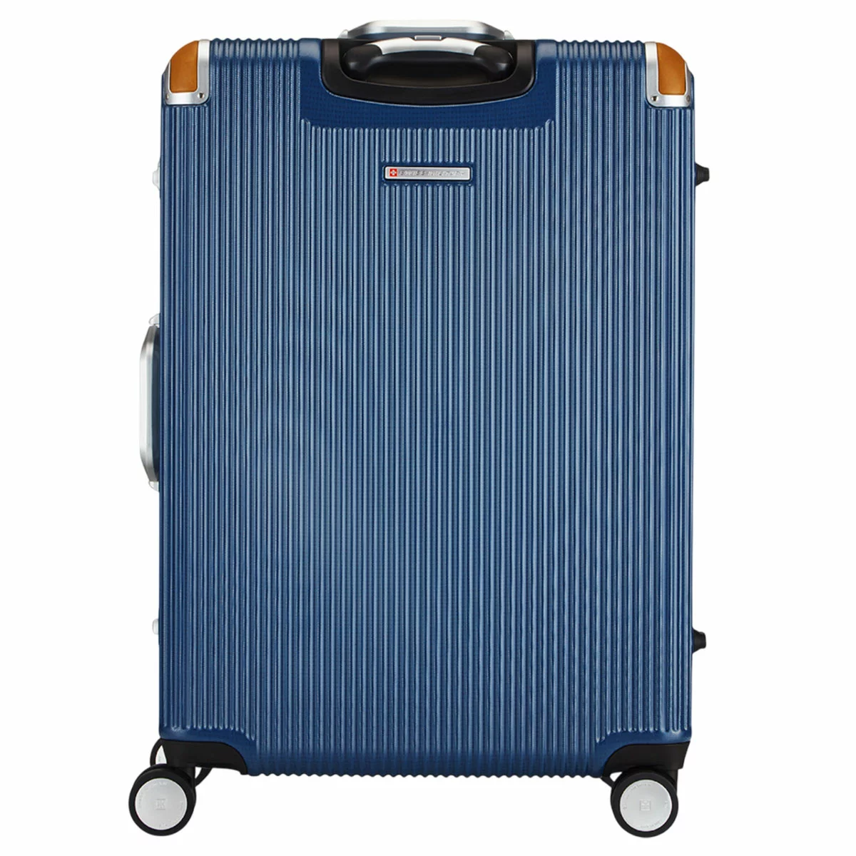 Swiss Military Premium Large Luggage 71cm Chrome Blue TSA Lock Hard Shell Suit