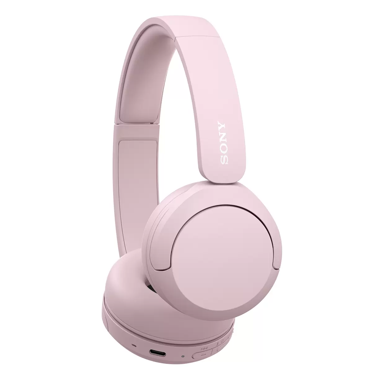 Sony WH-CH520P Wireless Bluetooth Headphones Pink 50H Battery Multipoint Mic