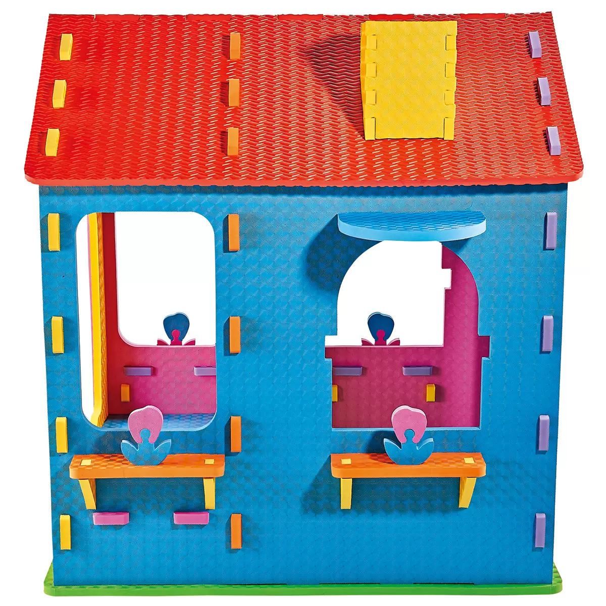 Funhouse EVA Foam Playhouse for Kids – 2 Room Toy House Colourful Safe Design Free Shipping