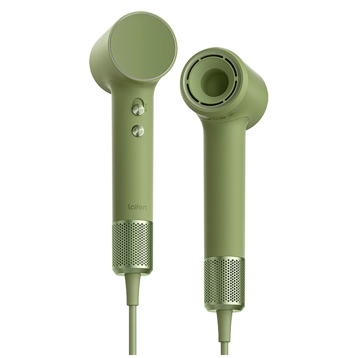 Laifen Mini High Speed Hair Dryer Green 1100W Ionic Lightweight Travel