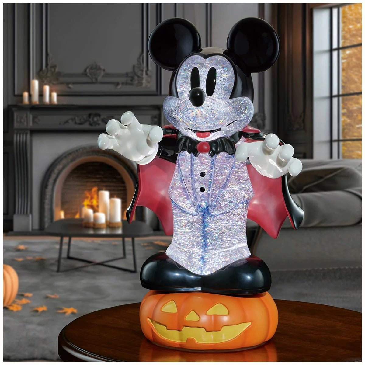Disney Mickey Mouse Halloween Spinning Lantern LED Glitter Light 16 Inch