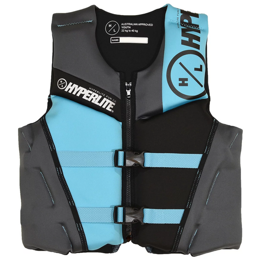 Hyperlite Junior Youth Life Vest Jacket Swimming Ski Boat for 22-40Kg - Boys