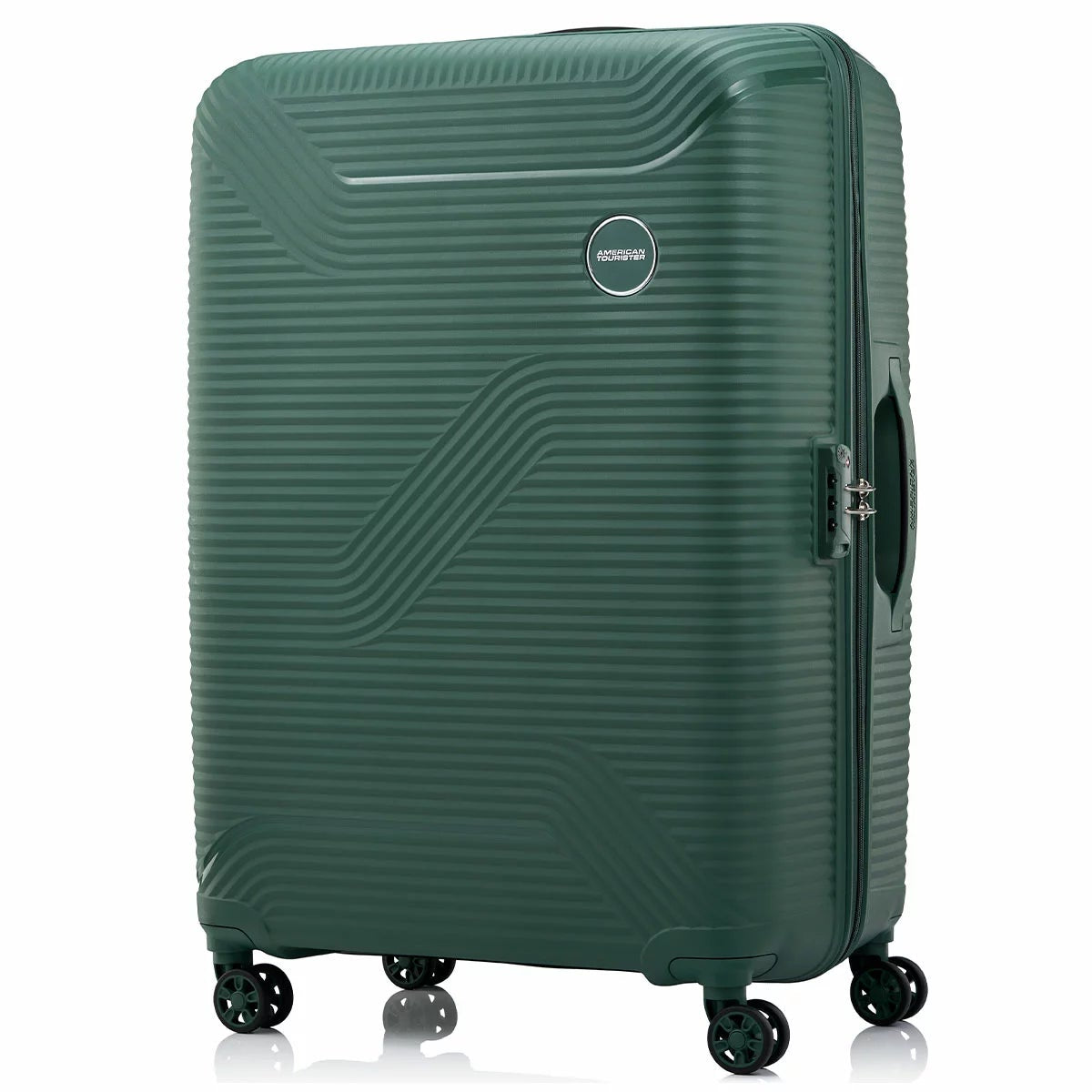 American Tourister Bonjoy Spinner 79cm Large Green TSA Lock Luggage