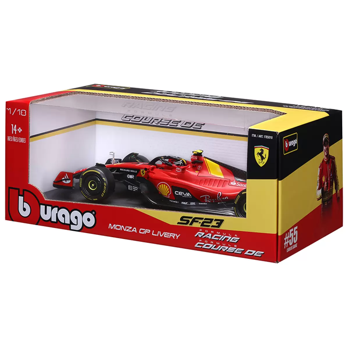 Maisto 1:18 Scale Formula 1 Diecast Cars Ferrari SF-23 2023 Monza Carlos Sainz Free Shipping