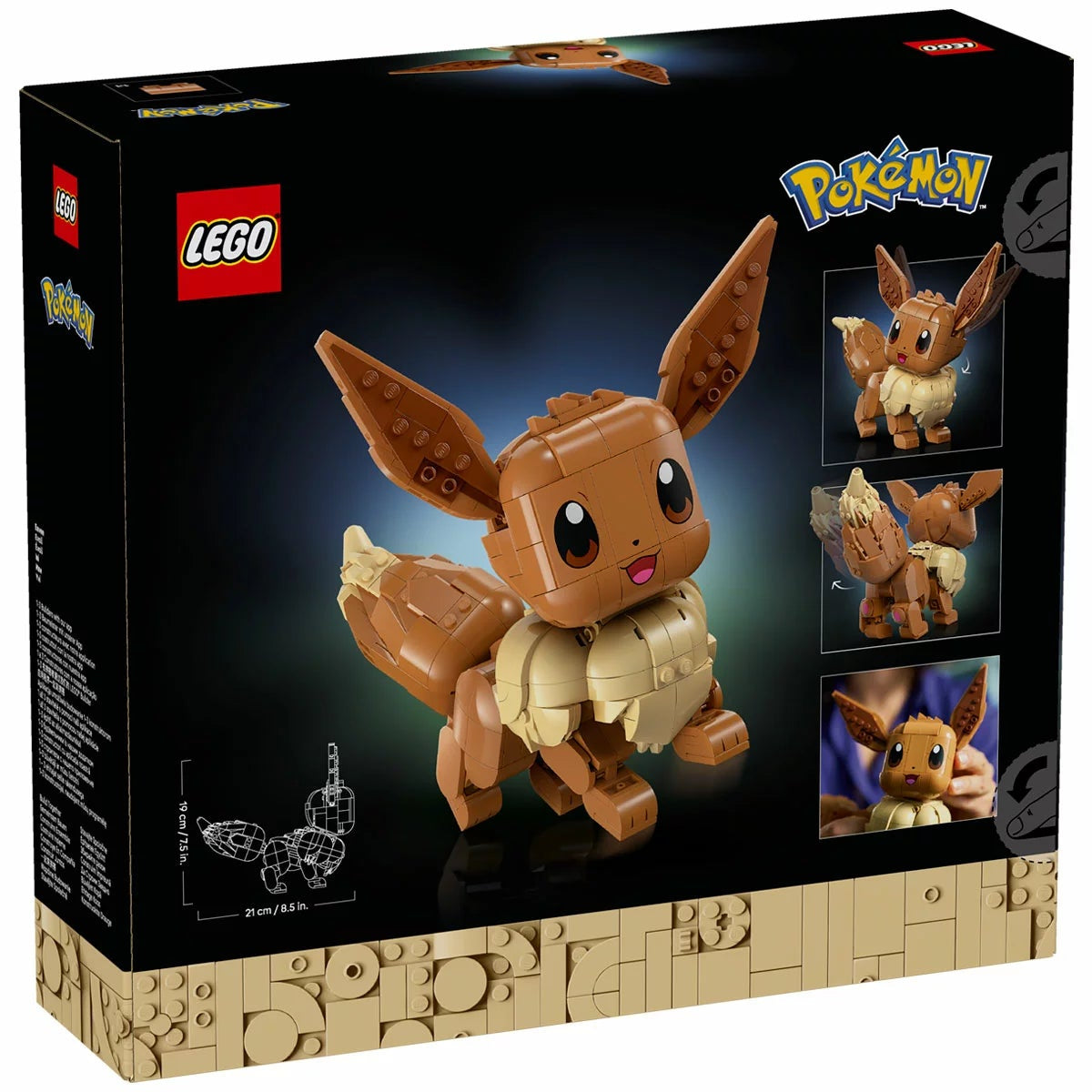 LEGO Pokémon Eevee 72151 587 Piece Building Set Collectible Figure 18+