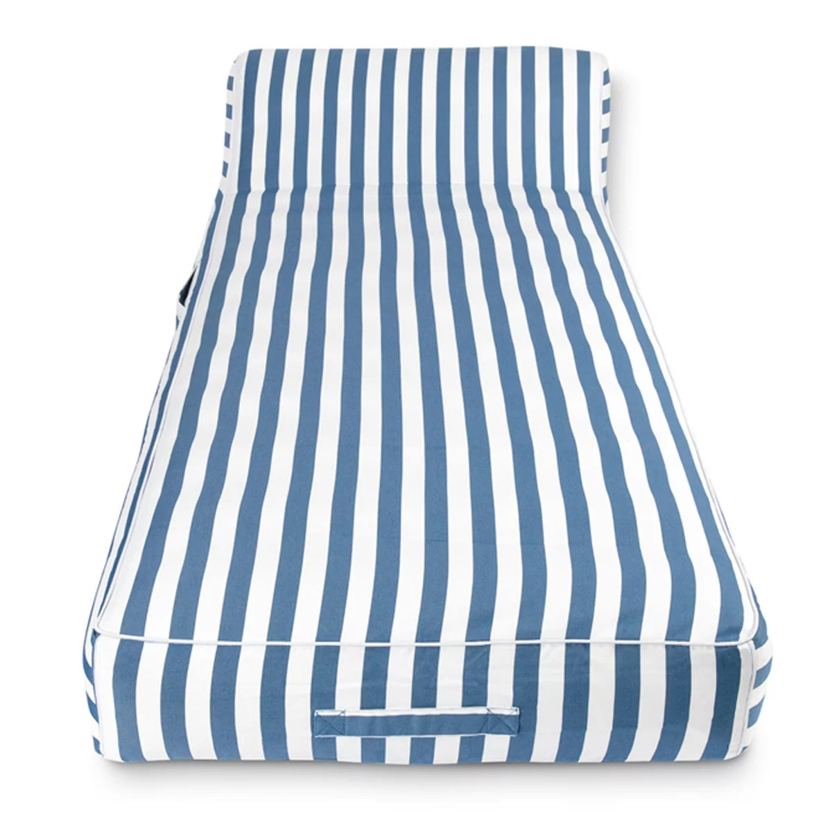 Spire Paradisus Inflatable Pool Lounge Blue Stripe 2 Air Chambers Side Pockets