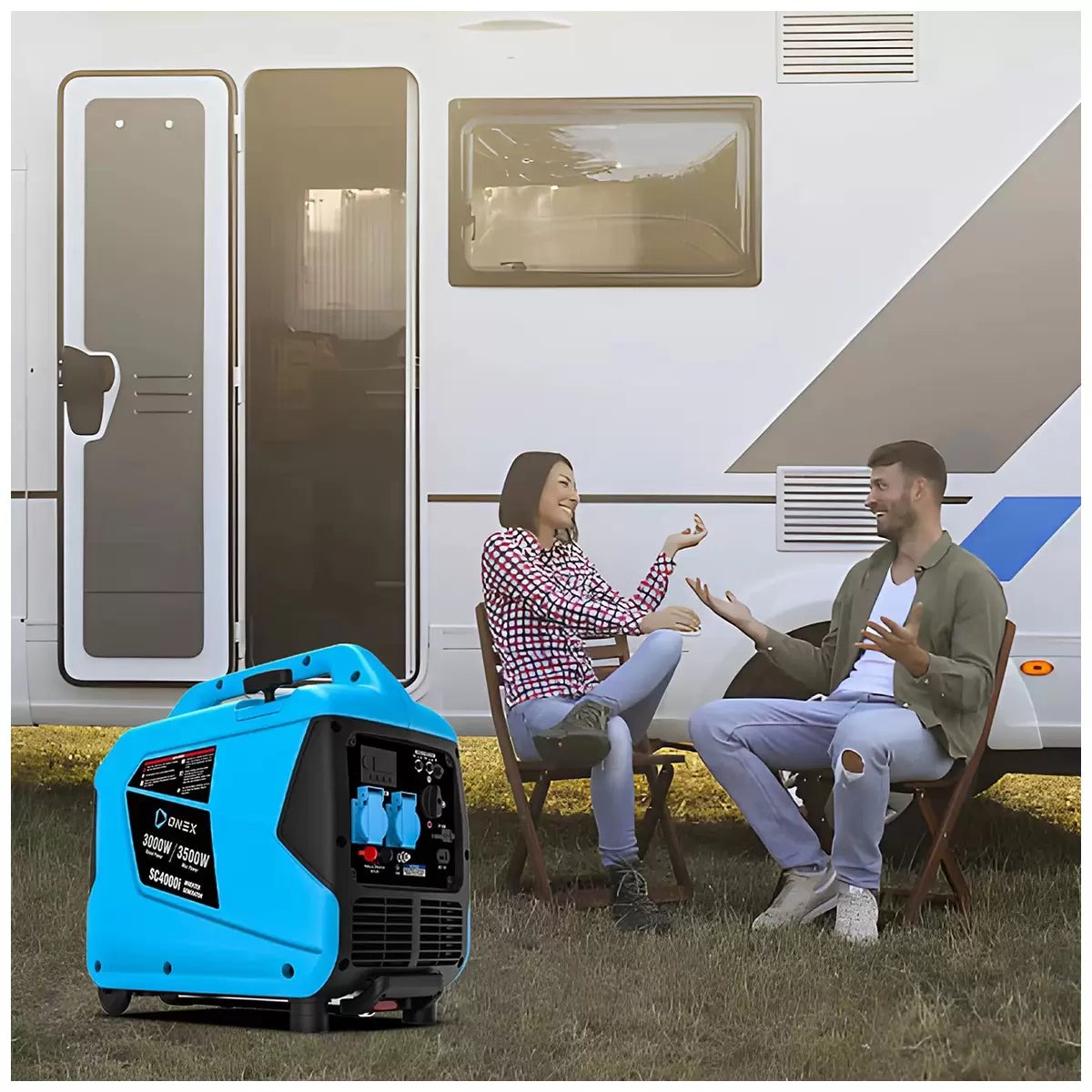 ONEX SC4000i 3500W Inverter Generator 4000W Max Pure Sine Wave Petrol Portable