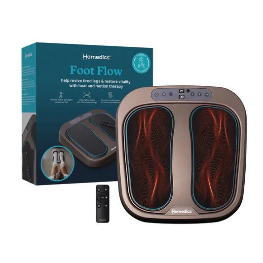 HoMedics Foot Flow Vibrating Massager with Heat & Remote Control PSL2000HAU Relax Therapy