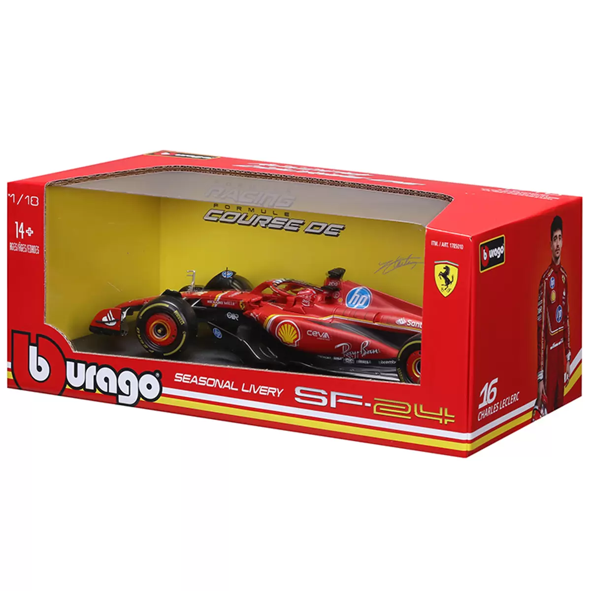 Maisto 1:18 Scale Formula 1 Diecast Cars Ferrari SF-24 2024 Charles Leclerc Free Shipping