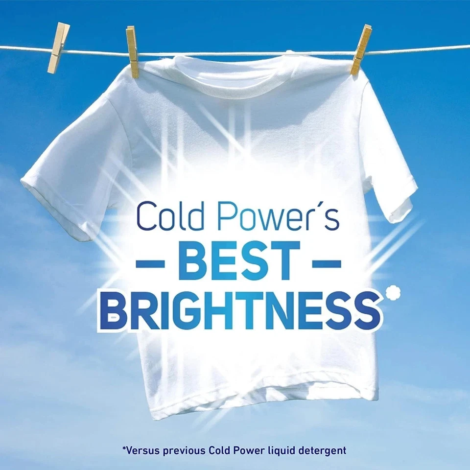 Cold Power Laundry Liquid 12L Pack Advanced Clean Stain Fighter Cold Water Wash