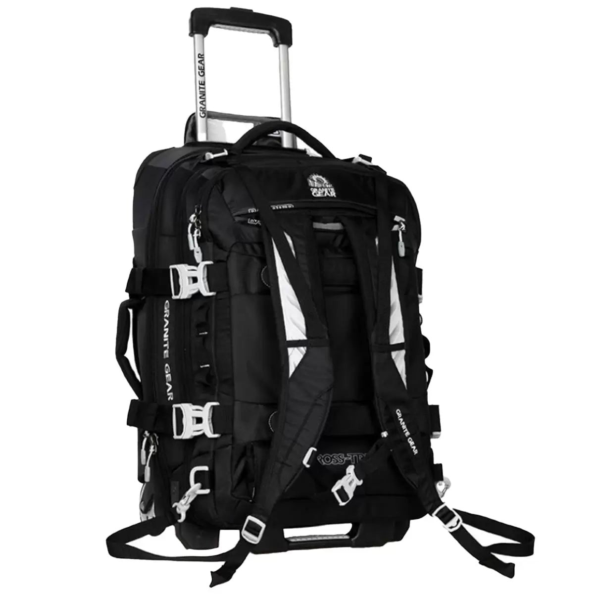 Granite Gear 53L Wheeled Carry On Duffle Bag Black Rolling Travel Luggage