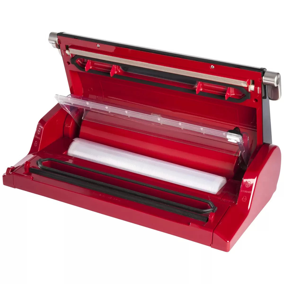Berkel Benchtop Food Vacuum Sealer BKL09 140W Double Pump Red Stainless Steel