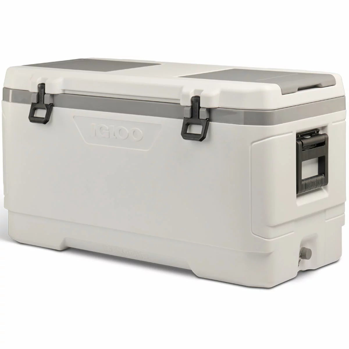 Igloo MaxCold 142L XL Cooler 150 Quart 256 Can Capacity White Ice Chest
