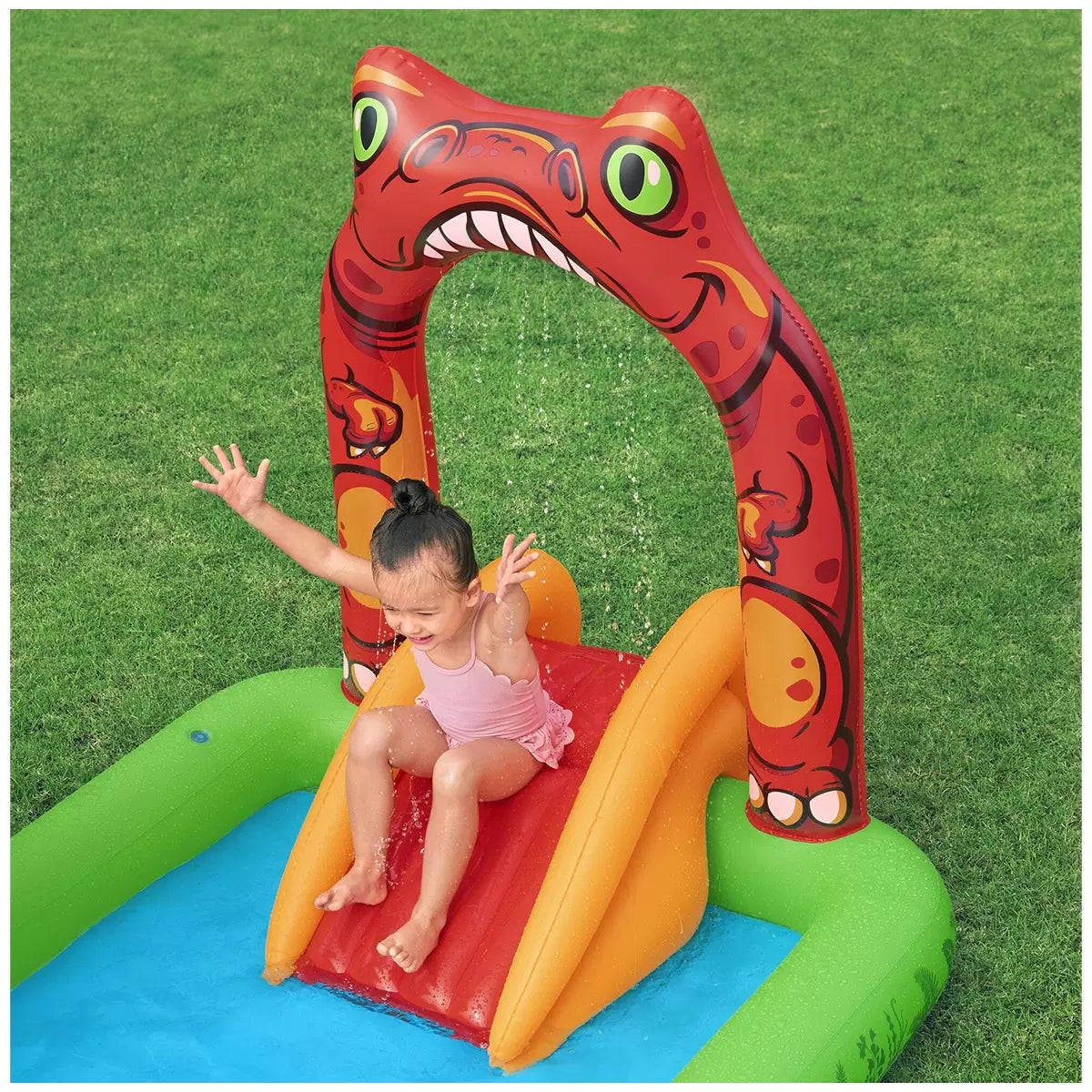 Bestway Jurassic Splash Play Centre Inflatable Dinosaur Playset Kids Water Pool