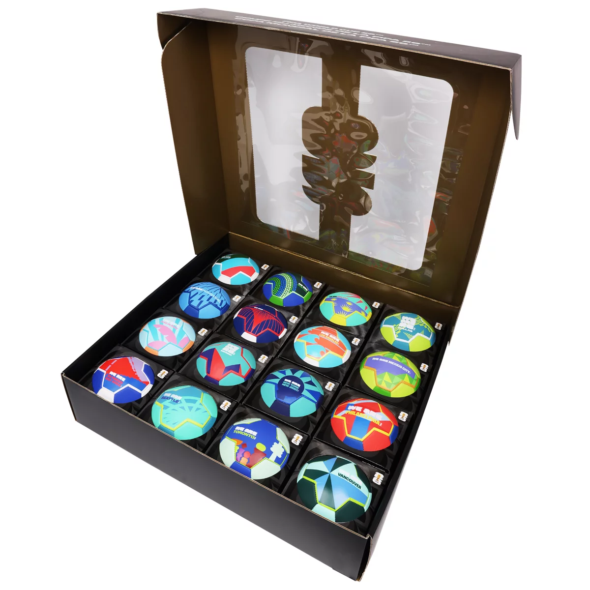 FIFA World Cup 2026 Host City Mini Soccer Ball Set 16 Collectible Display Balls