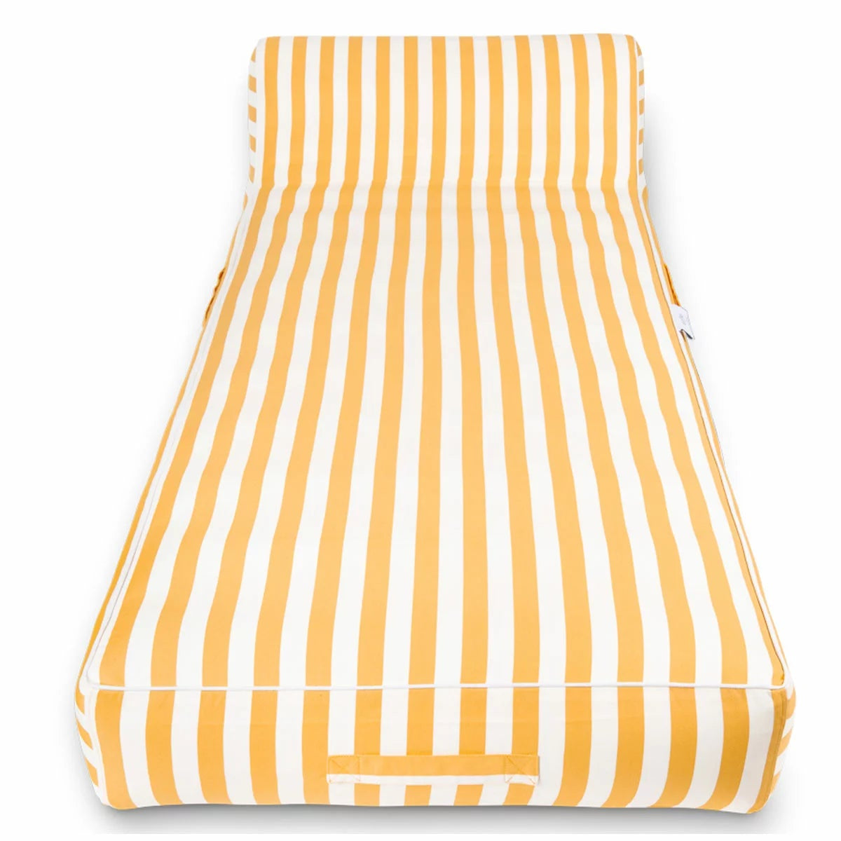 Spire Paradisus Inflatable Pool Lounge Yellow Stripe Olefin 200kg Capacity