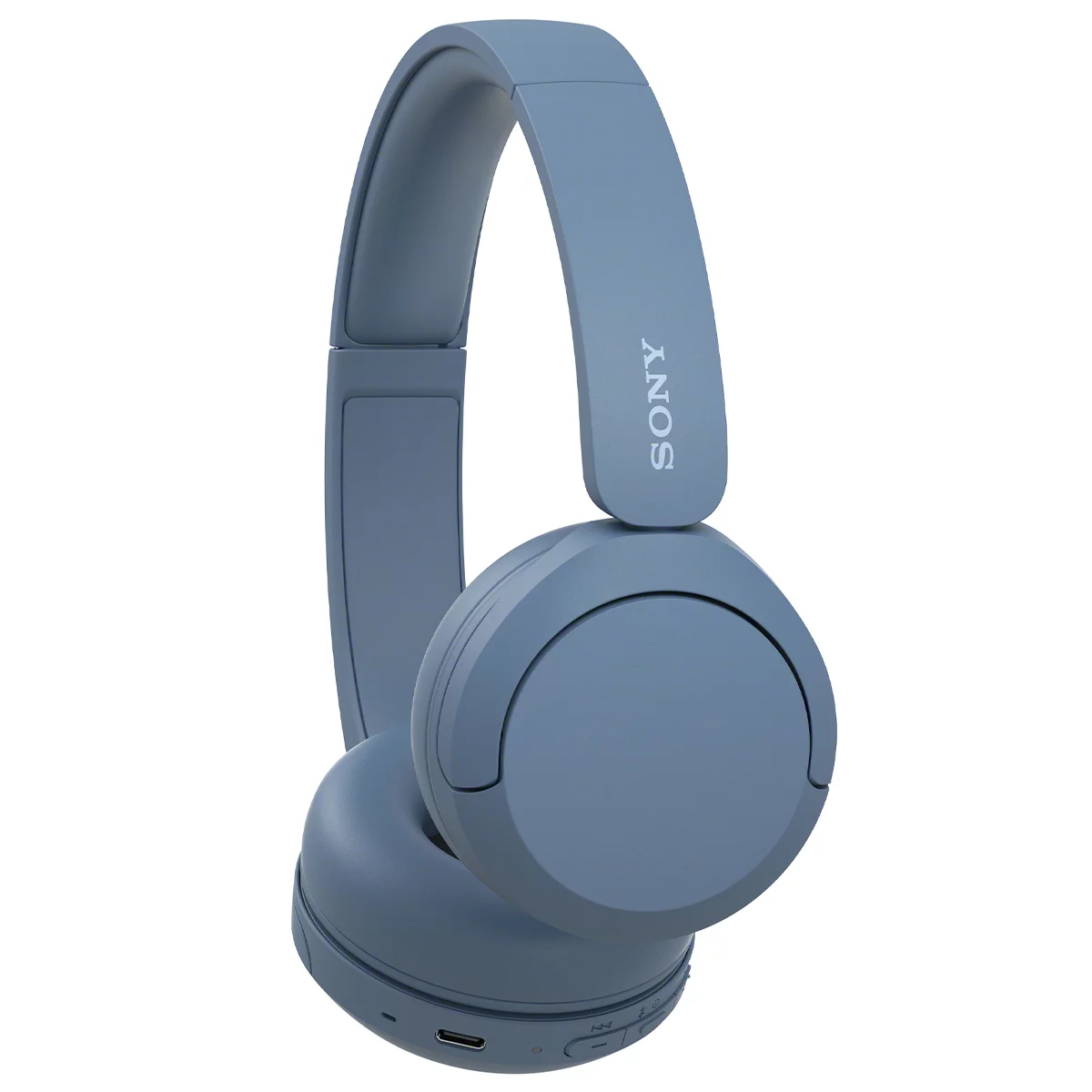 Sony WH-CH520L Wireless On-Ear Bluetooth Headphones Blue 50 Hour Battery