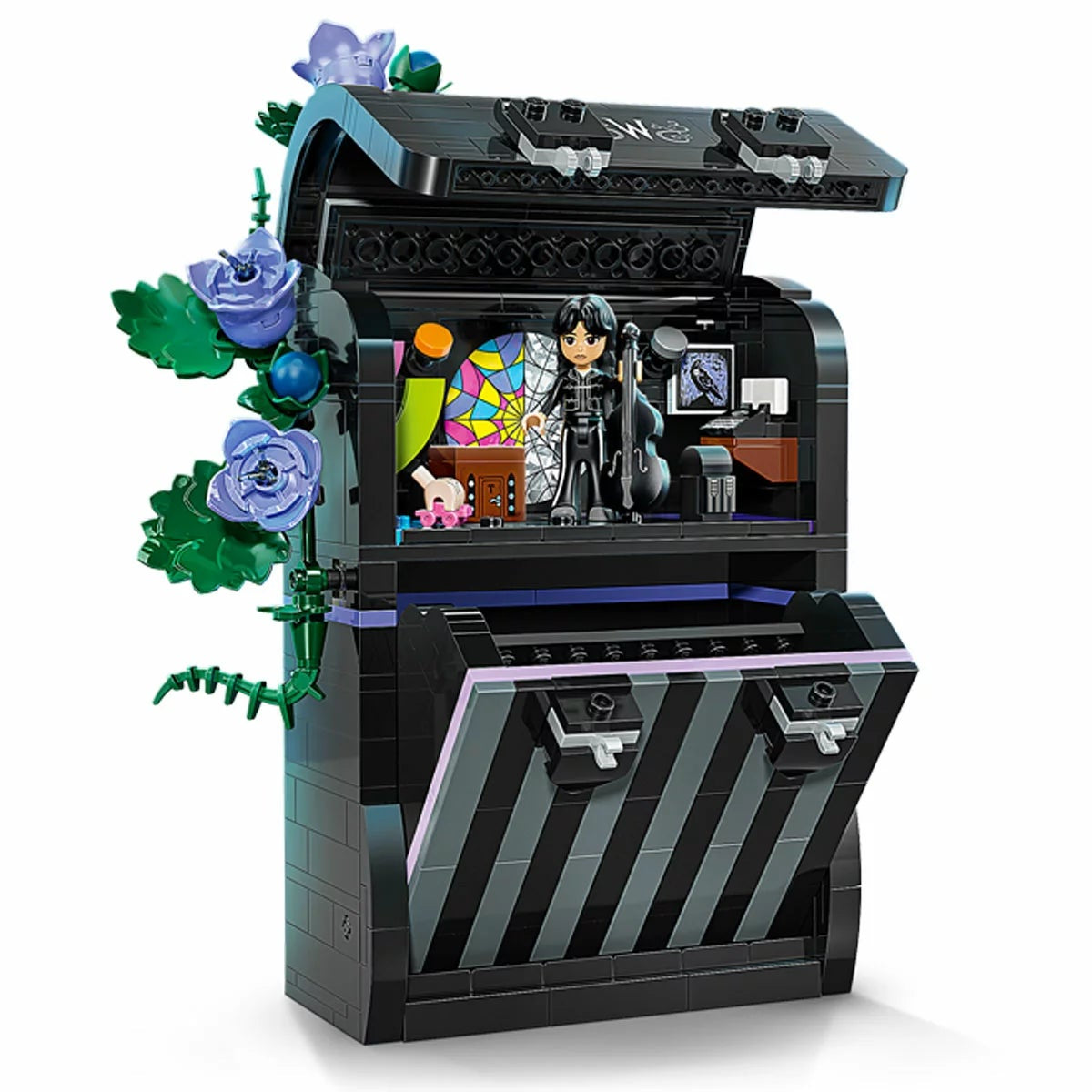 LEGO Wednesday Addams Backpack 76787 Building Toy Set with Thing 401 Pieces