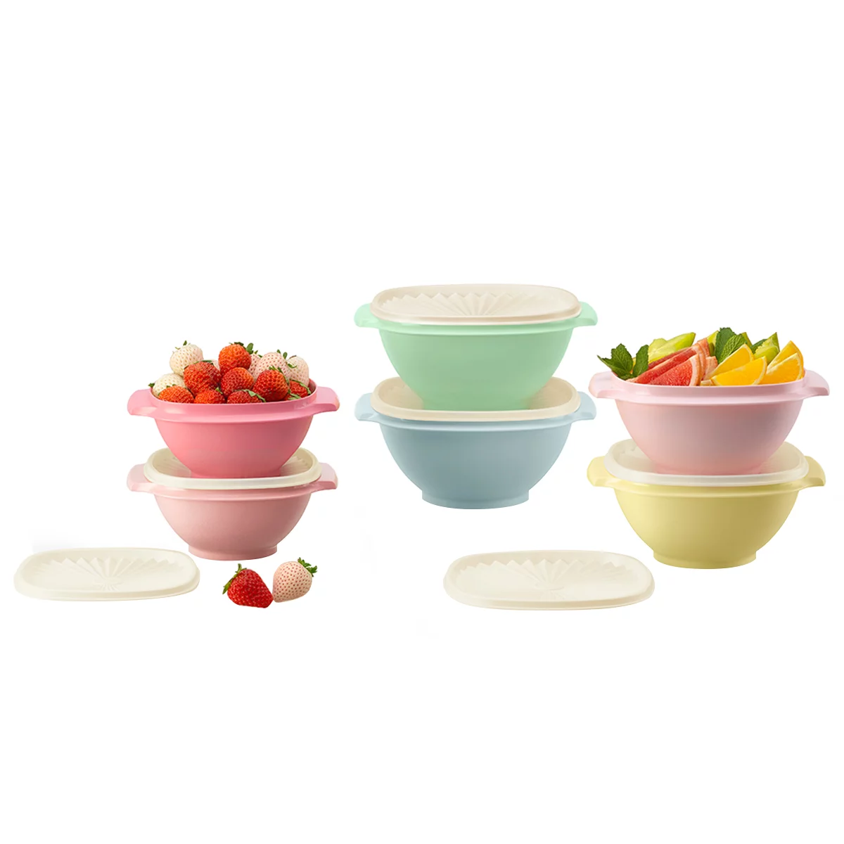 Tupperware Heritage Bowls 12 Piece Set Food Storage Containers BPA Free