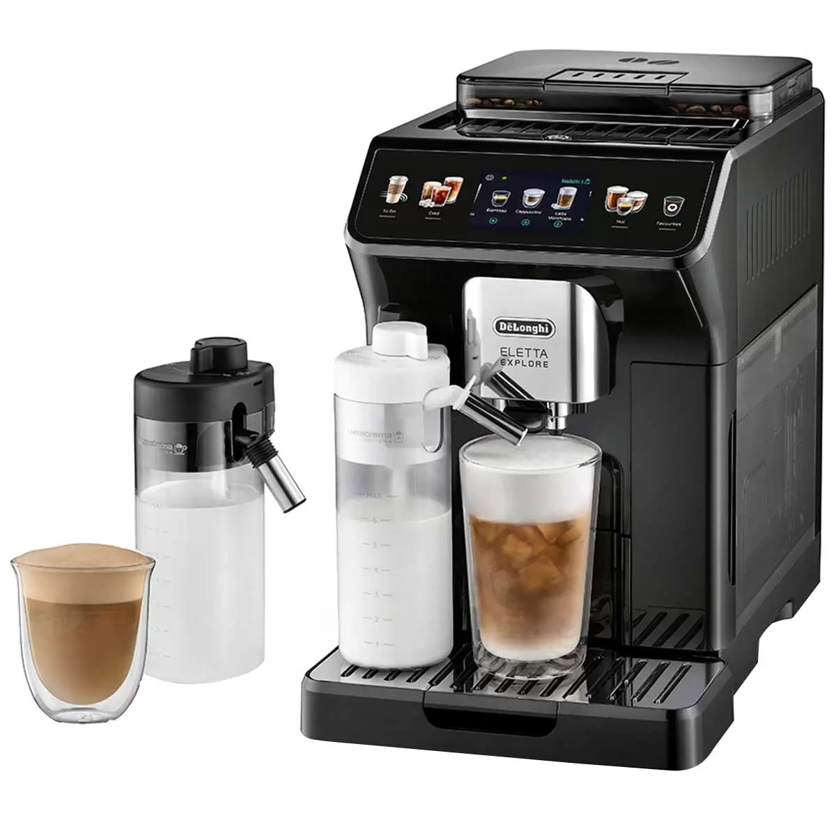DeLonghi ECAM45055G Automatic Espresso Coffee Machine Touch Display Grey