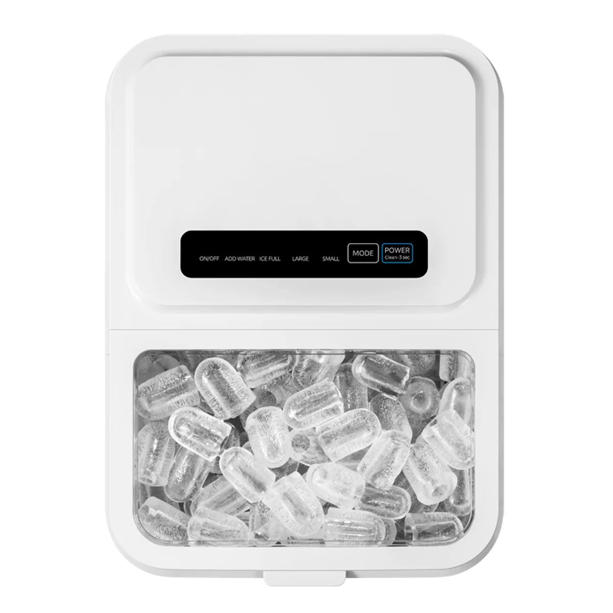 Portable Midea Ice Maker 12kg Daily Output Countertop Ice Machine White