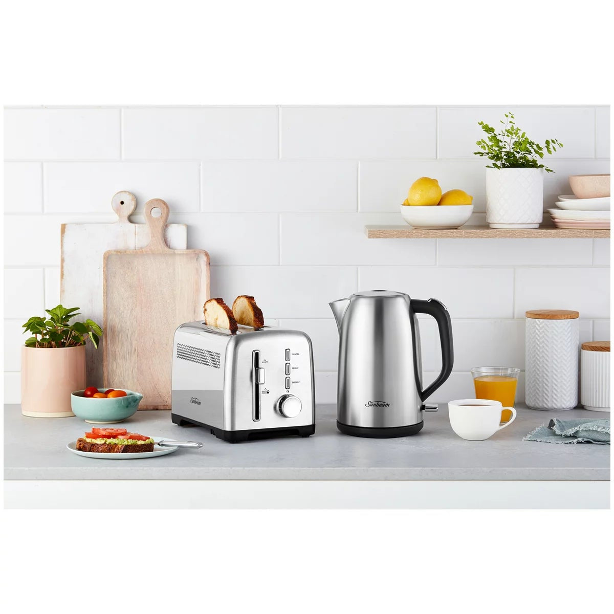 Sunbeam Fresh Start 2-Slice Toaster Stainless Steel W/ 9 Browning Settings 950W