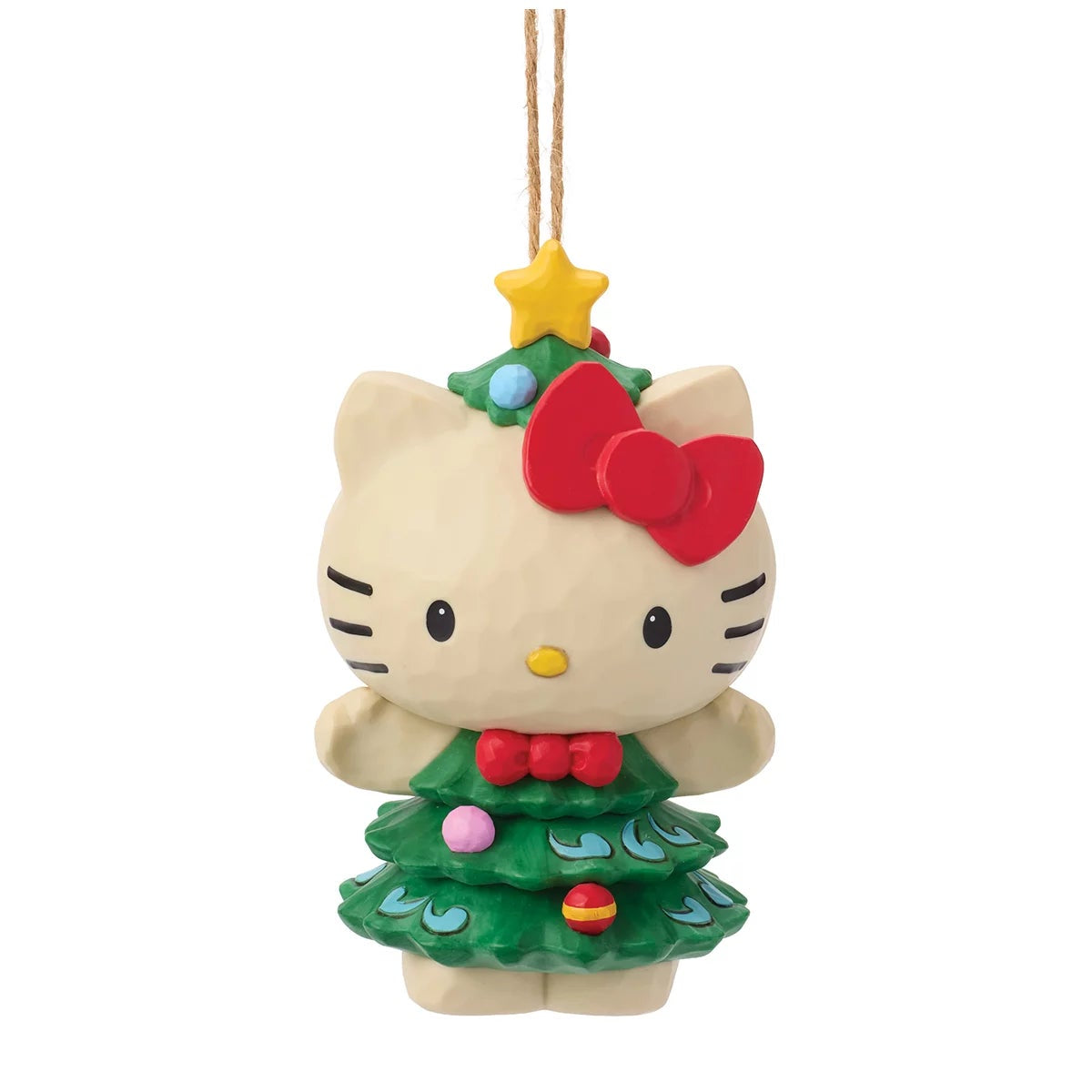Jim Shore Sanrio Christmas Ornament Set 4 Piece Hand Painted Holiday