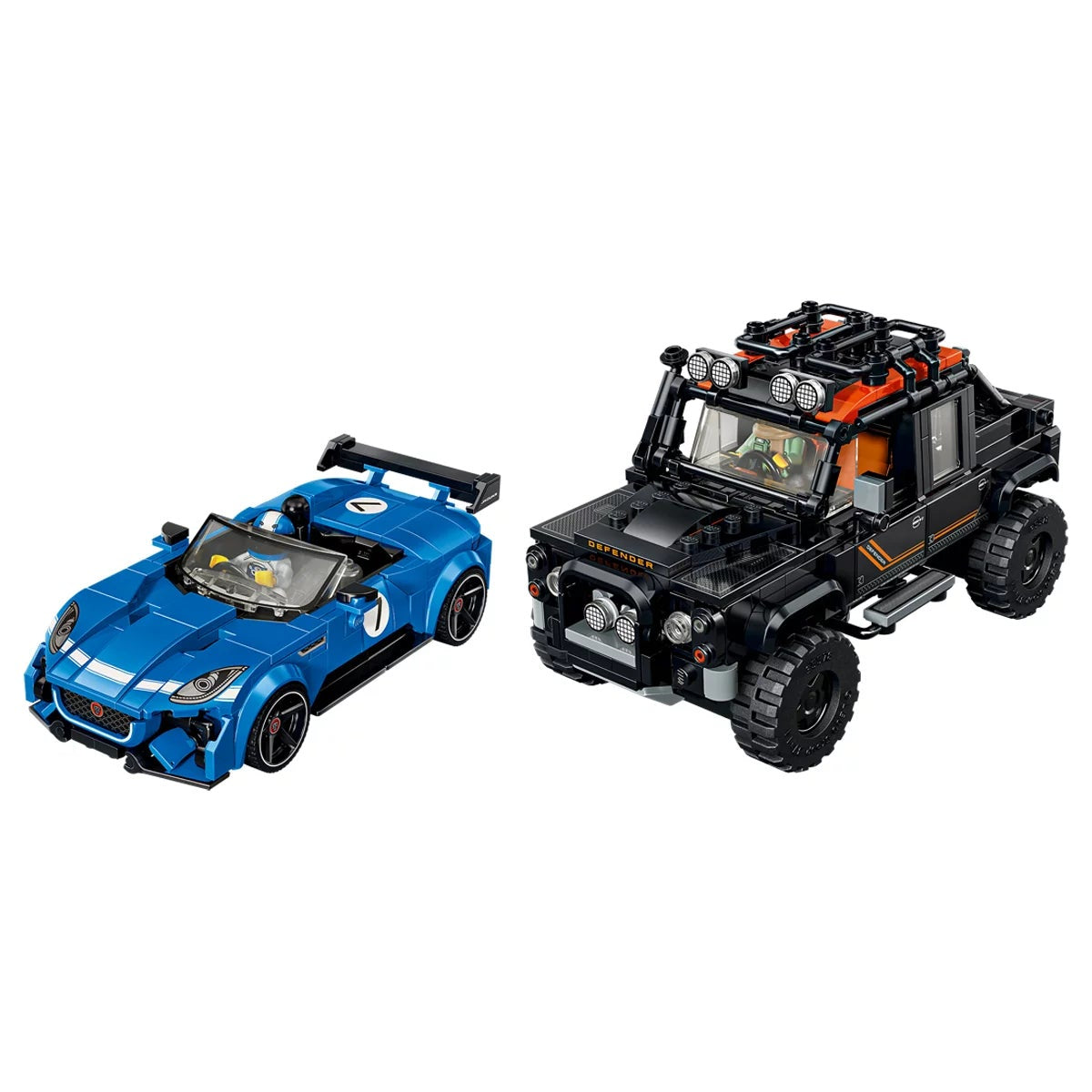LEGO Speed Champions Jaguar Project 7 Land Rover Defender 77264 740 Pieces