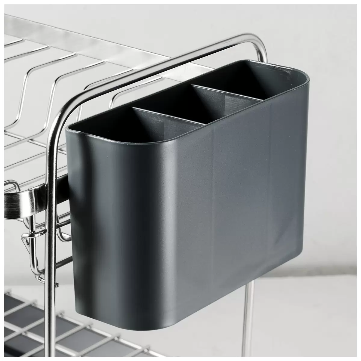 Tramontina 2-Tier Dish Drying Rack Dish Drainer Cutlery Holder Dish Storage Rack Free Shipping