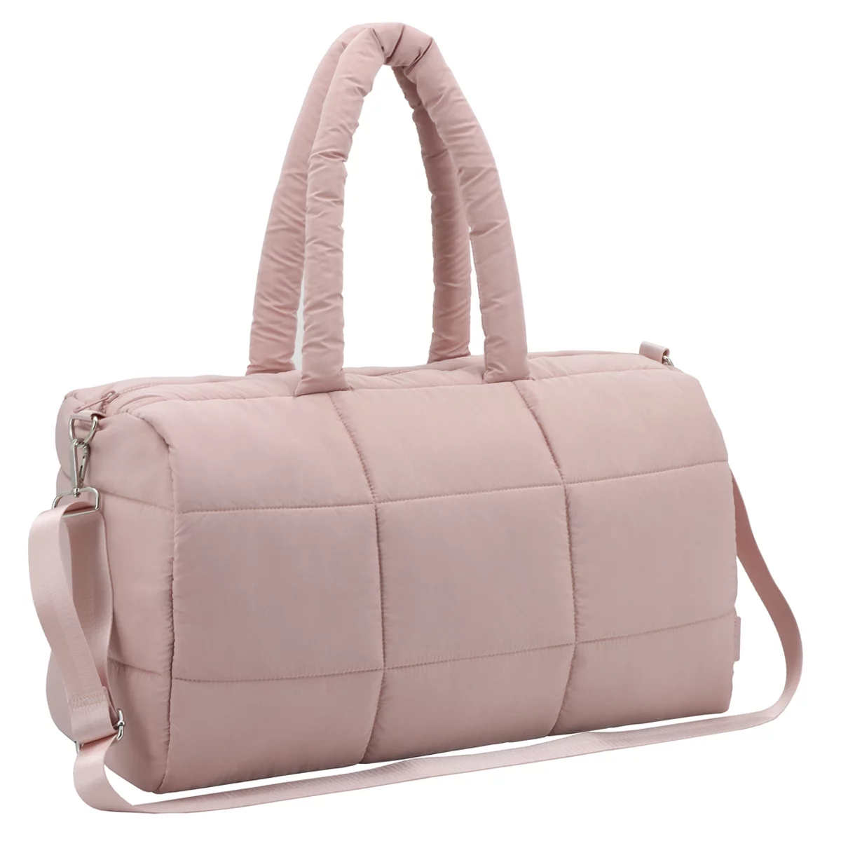 Mytagalongs Cloud Duffle Bag Blush Lightweight Weekender Gym Travel Bag