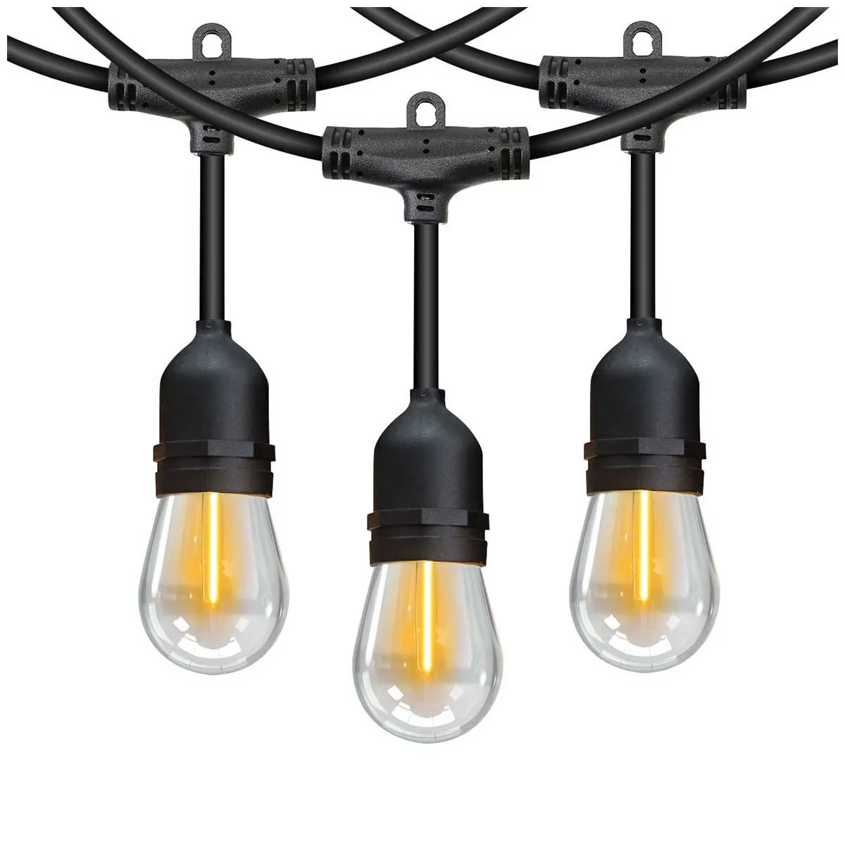 Feit Electric 14.6m LED Filament String Lights Outdoor Patio Garden Lighting
