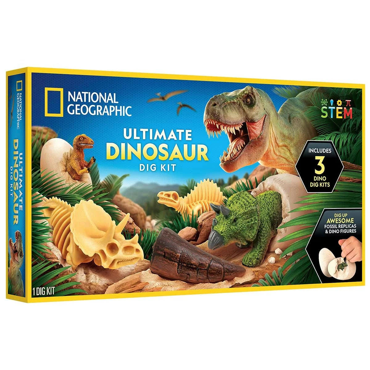 National Geographic Ultimate Dino Dig Kit T Rex Tooth Skeleton STEM Toy Kids