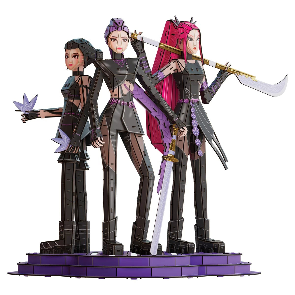 4D Build KPop Demon Hunters 3D Puzzle Model Kit Official Collectible