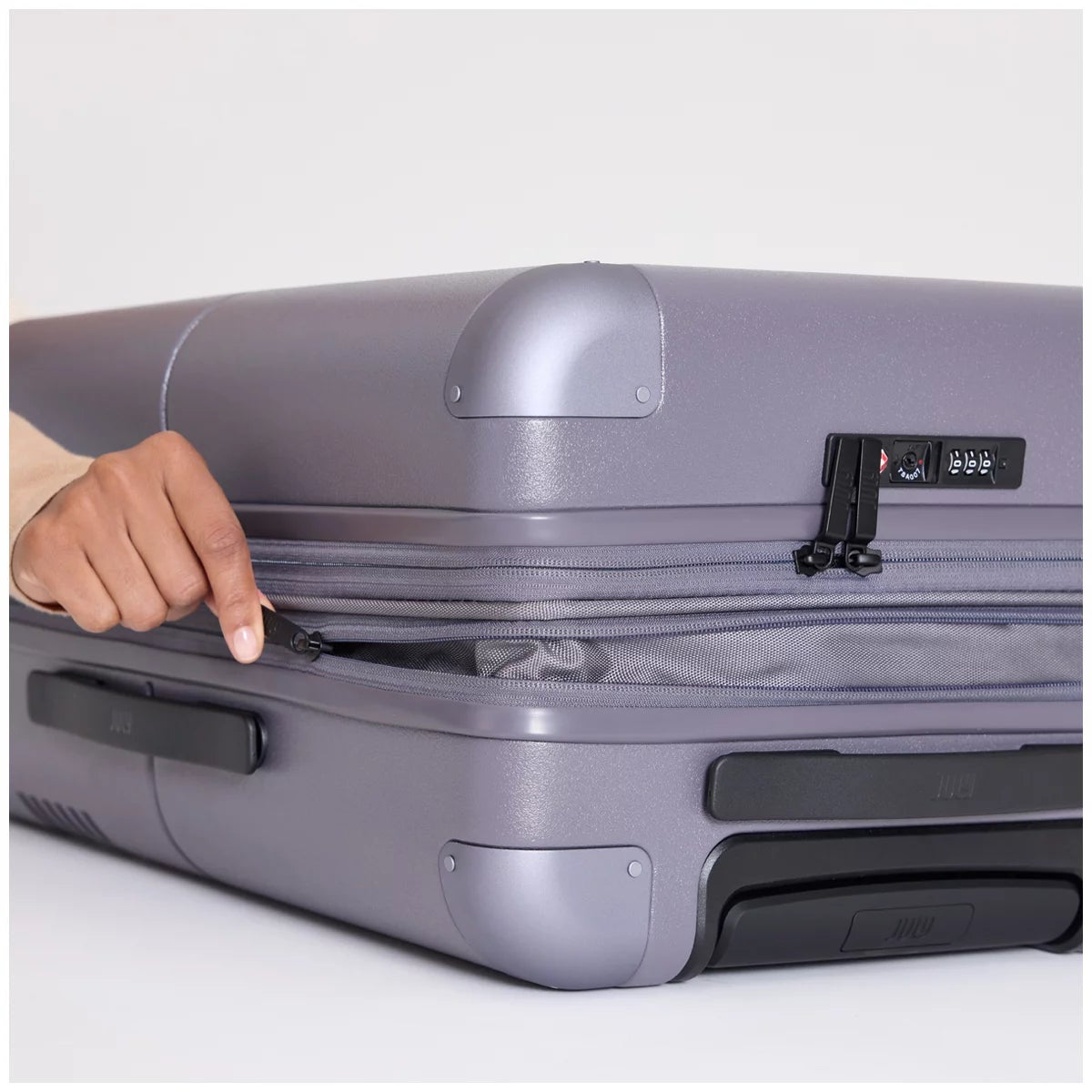 JULY Jetsetter Luggage Set 3 Piece Forest Lavender Premium Travel Suitcases