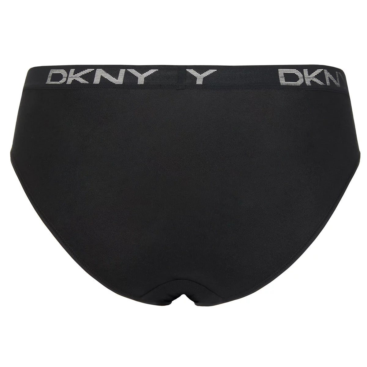 DKNY Women's Bikini Brief 4 Pack White Black XL Soft Stretch Cotton