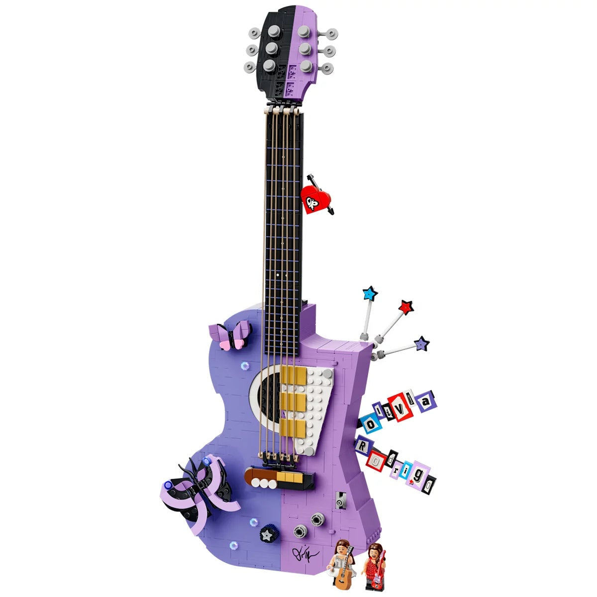 LEGO Editions Olivia Rodrigo's Dual Guitar 43031 1228 Pieces Music Display Set