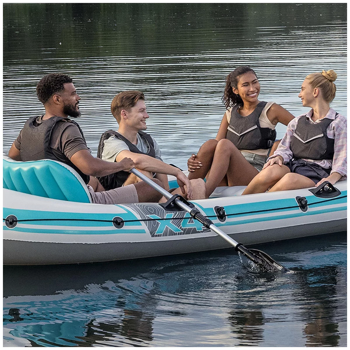 Bestway Hydro-Force Adventure Elite X4 Inflatable Raft Set 3.15m